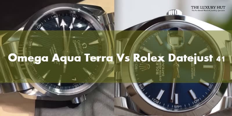 Omega Aqua Terra VS Rolex Datejust 41 Blue Dial