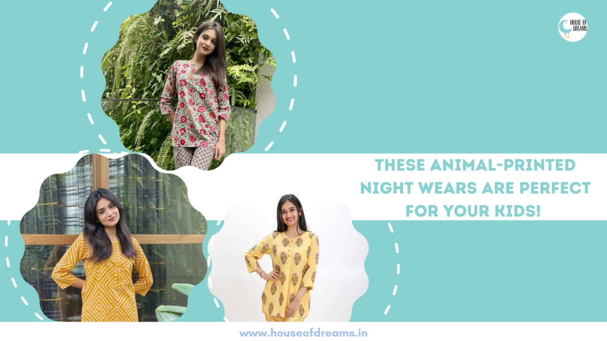 These animal-printed night wears are perfect for your kids!