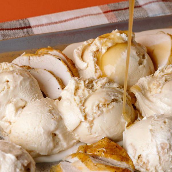 Thanksgiving Turkey-Flavored Ice Cream Exists, and We're Shook