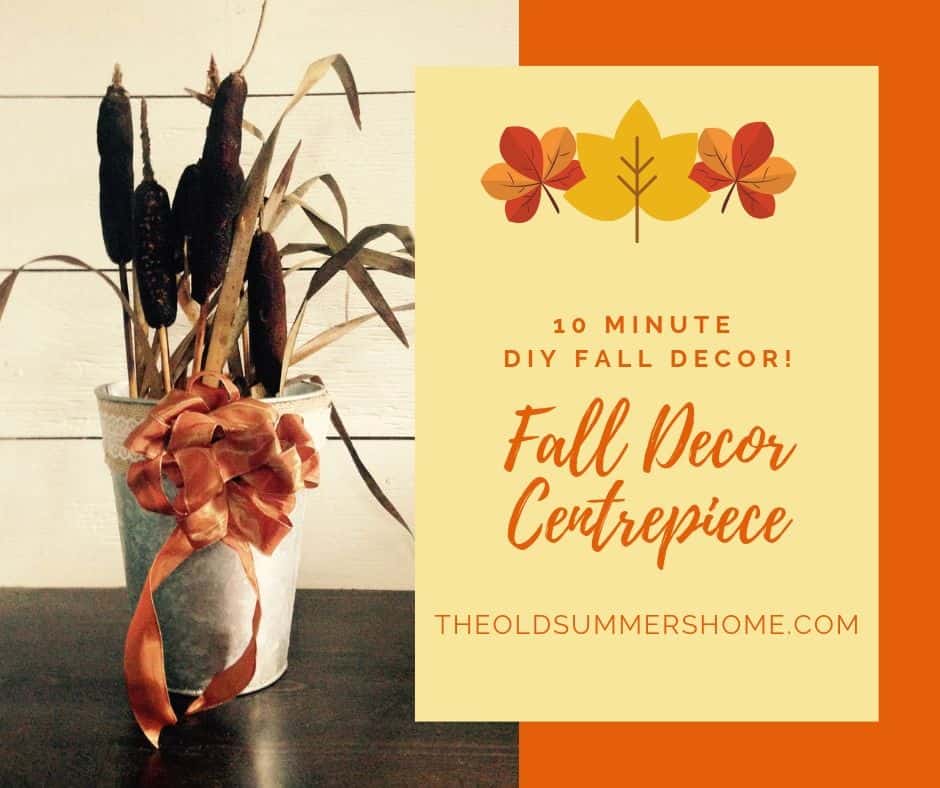 DIY Fall Decor - A Beautiful and Frugal 10-minute Project