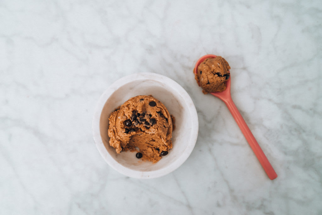 Single Serving Healthy Protein Powder Cookie Dough