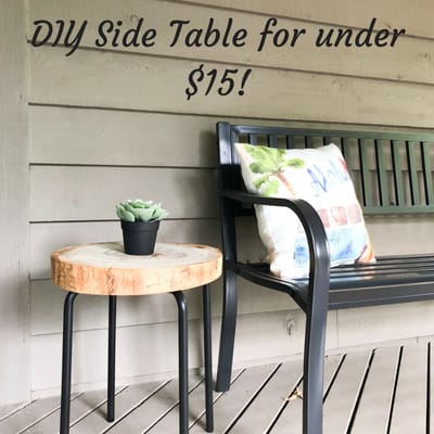 DIY Side Table for Under $15