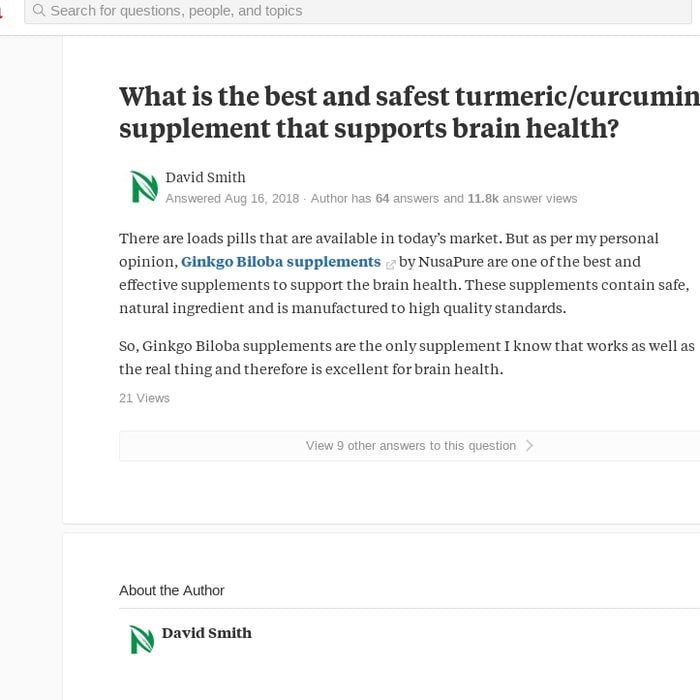 What is the best and safest turmeric/curcumin supplement that supports brain health?
