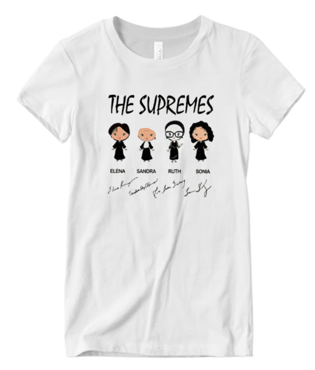 THE SUPREMES Supreme Court Justices RBG Matching T Shirt