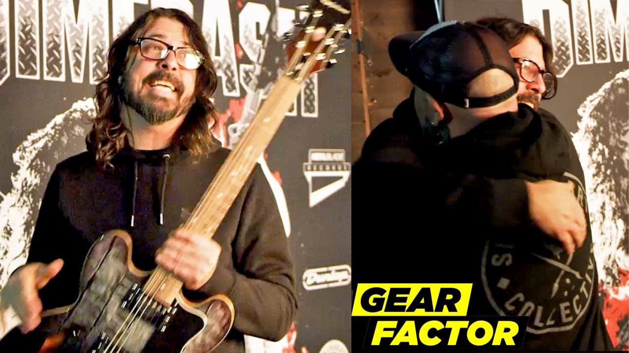 We Gave DAVE GROHL a Barbecue Guitar!