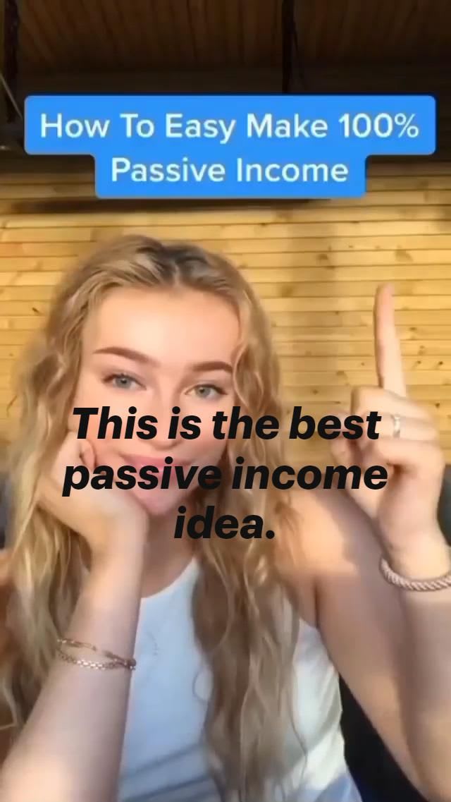 This is the best passive income idea.