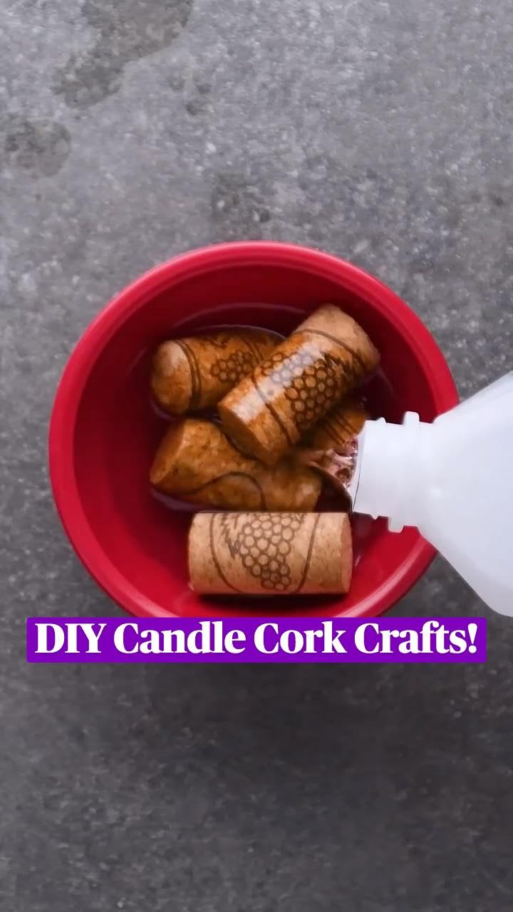 DIY Candle Cork Crafts!