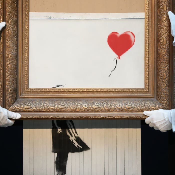 Banksy denies suspicions that Sotheby's shredder prank was an inside job