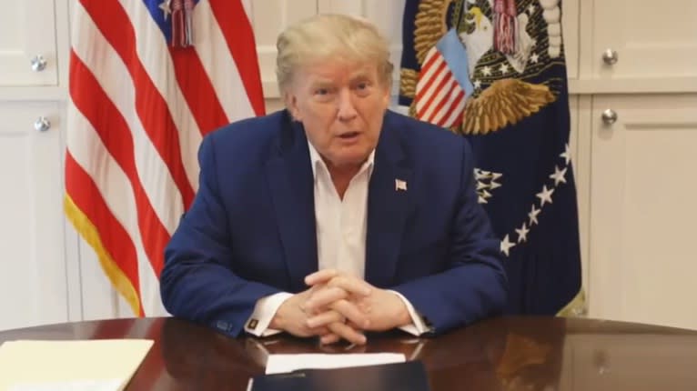 President Trump released a Video Clip from Walter Reed Hospital about his Covid-19 Treatment - Latest News and Updates from World