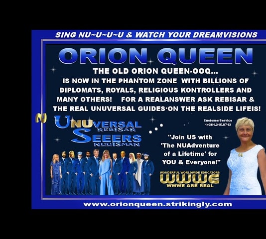 THE ORION QUEEN WAKEUP PARTS 1-3 DUANE THE GREAT WRITER UNUVERSAL SEEER