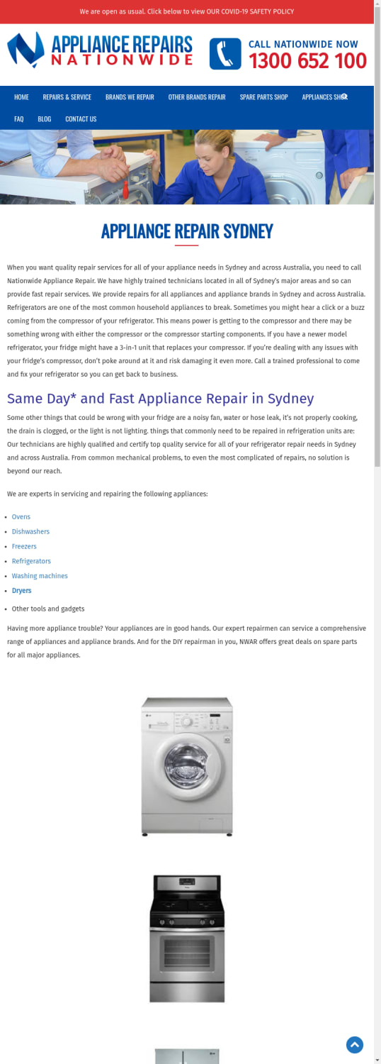 Appliance Repair Sydney