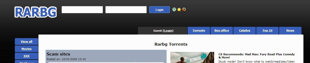 Rarbg Proxy Torrent , Mirrors & Updated rarbg proxy list unblock
