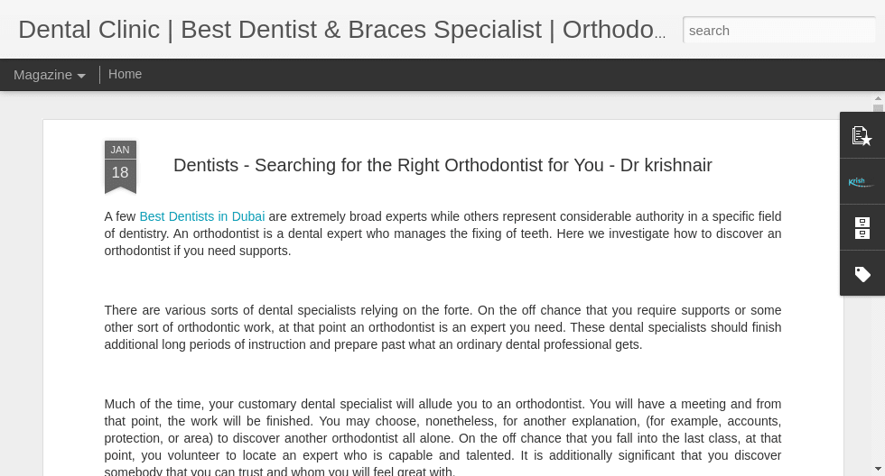 Dentists - Searching for the Right Orthodontist for You