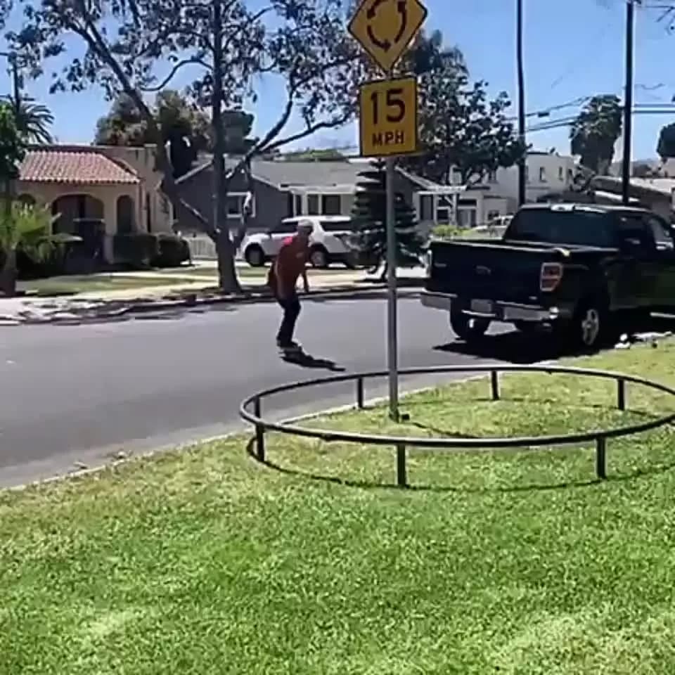 Skating on a circular rail