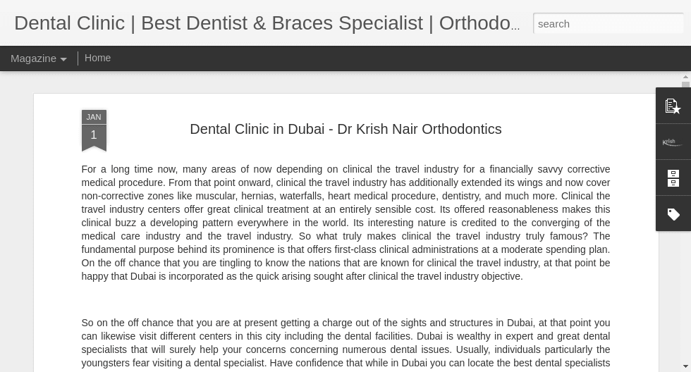 Dental Clinic in Dubai - Dr Krish Nair Orthodontics