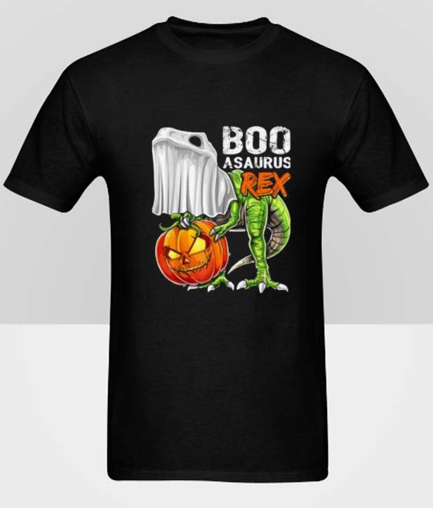 Nice Halloween Dinosaur Ghost Pumpkin Jack-o-lantern Hot Picks T Shirt