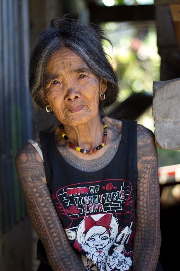 Whang-od Oggay. 103 year old Filipino tattoo artist