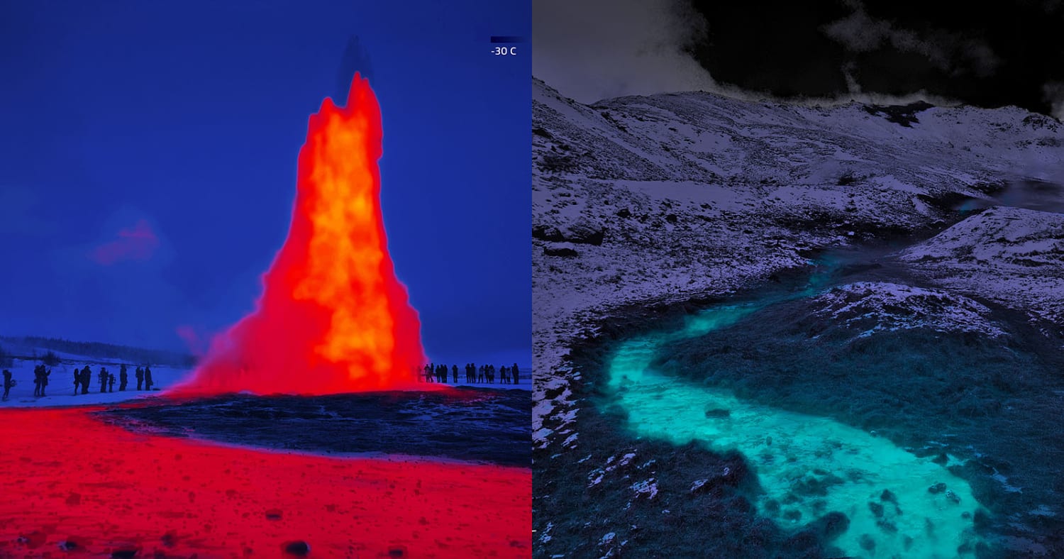 Shooting High-Res Thermal Photos of Iceland to Show Nature at Work
