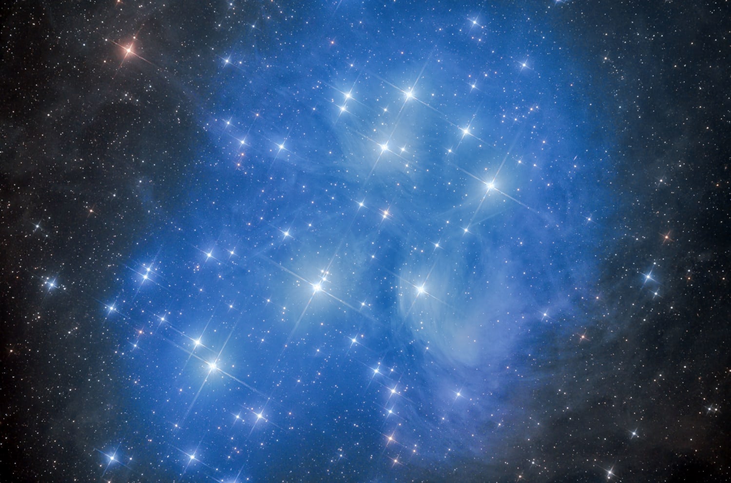Pleiades Star Cluster (M45)