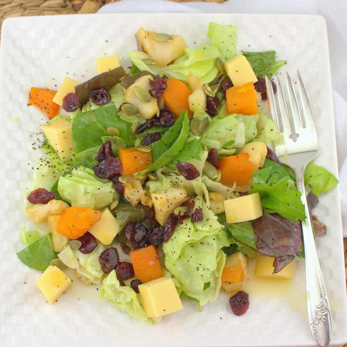 Roasted Apple and Butternut Squash Salad