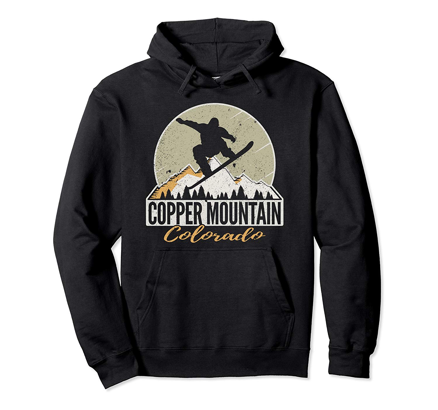Copper Mountain Colorado Hoodie Snowboarder