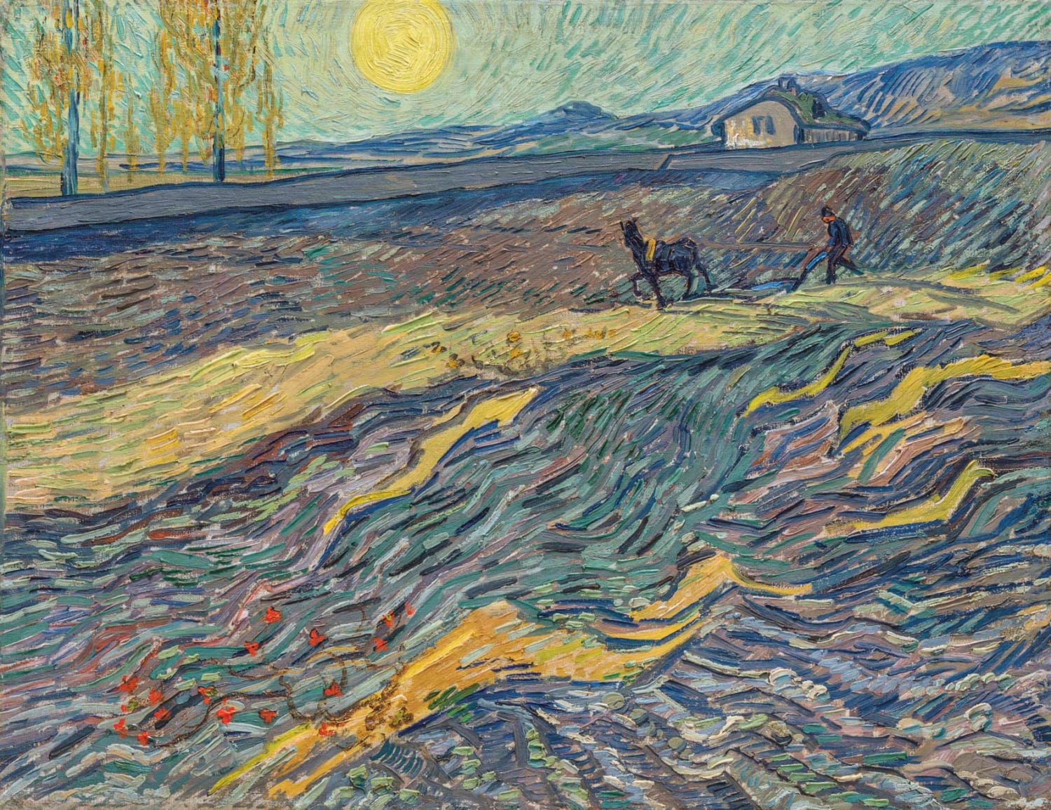 Laboureur dans un champ, Vincent van Gogh, 1889,