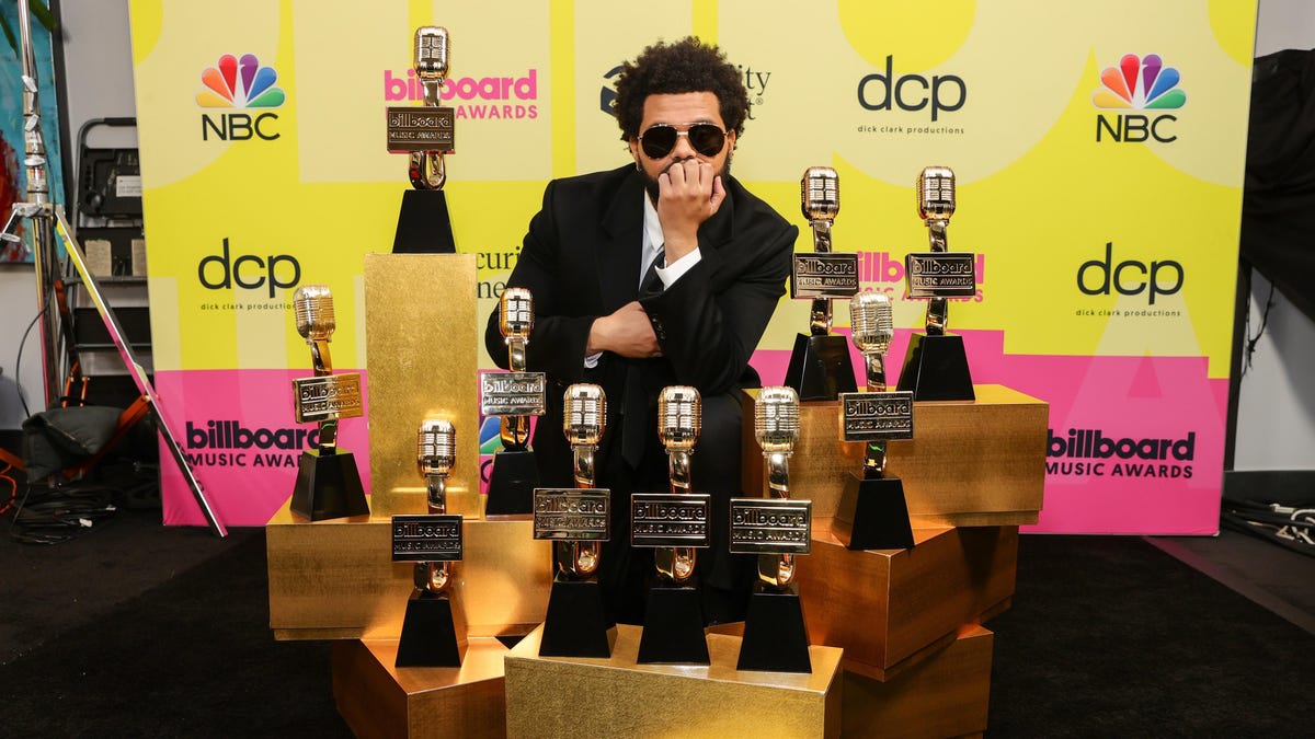 Take that Grammys! The Weeknd wins a whopping 10 awards at the BBMAs
