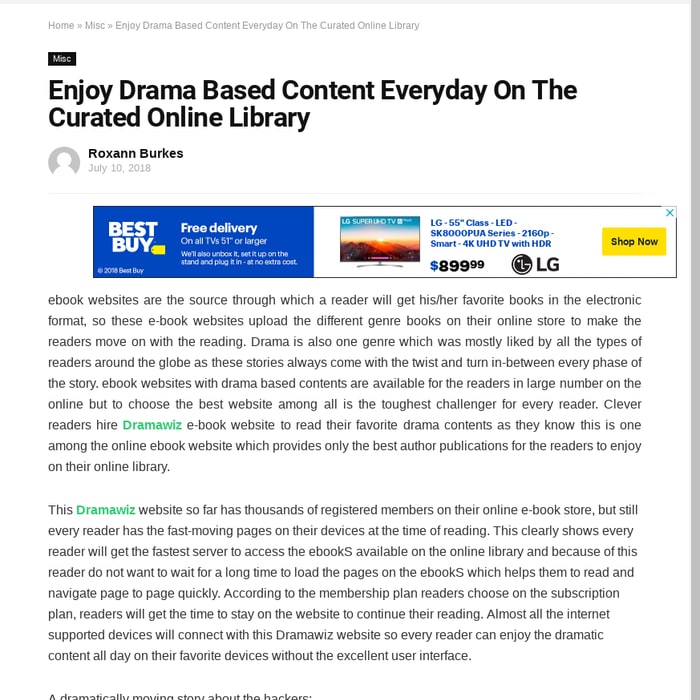 Enjoy Drama Based Content Everyday On The Curated Online Library