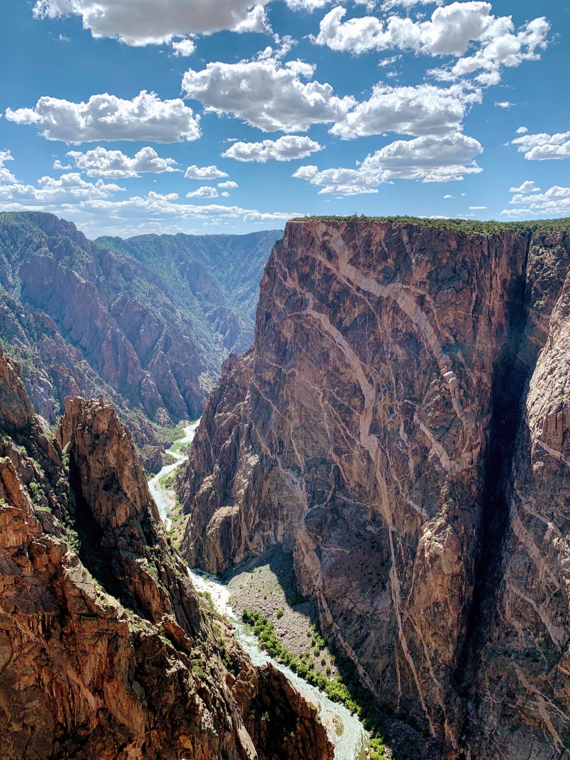 Painted Wall @ Black Canyon of the Gunnison National Park. 2250 ft of sheer beauty