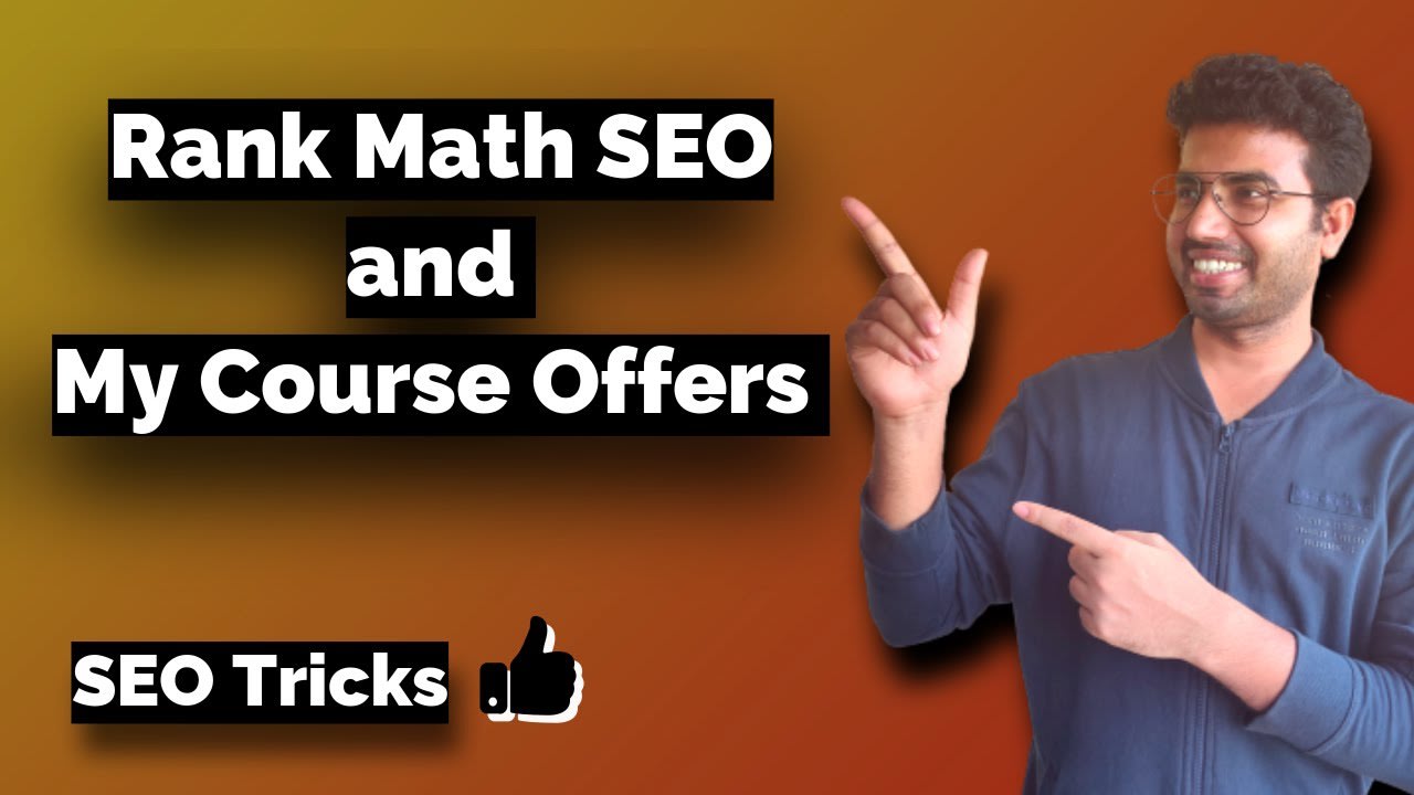 Rank Math SEO optimization (Title & Meta ) and MY Course Launch Offers