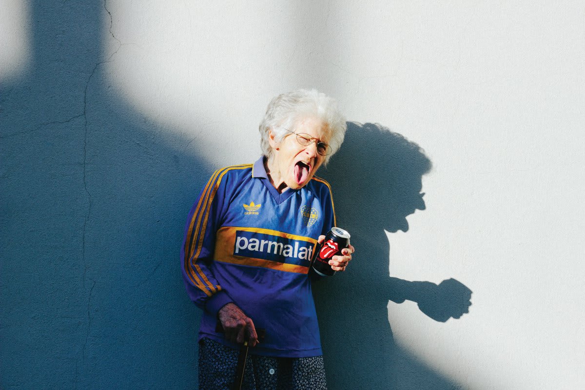 Today's mood🤟⁣ ⁣ This photo is from @bombonerasok, Pancho Monti's project celebrating women's love for Boca Juniors, a sports club in La Boca, Argentina, which he's been following since he was born.⁣ See the photos IRL in