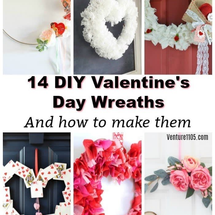 14 Valentine's Day Wreaths You Can Make in Minutes