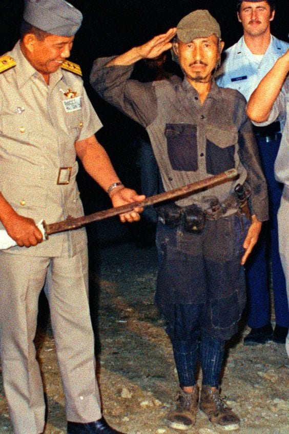 Hiroo Onoda, the last Japanese soldier to surrender after the second ...