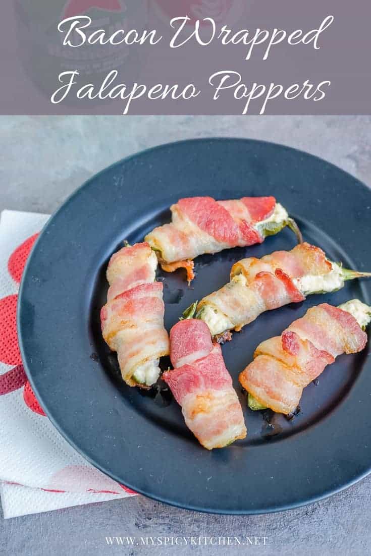 3 Ingredient Bacon Wrapped Jalapeno Poppers