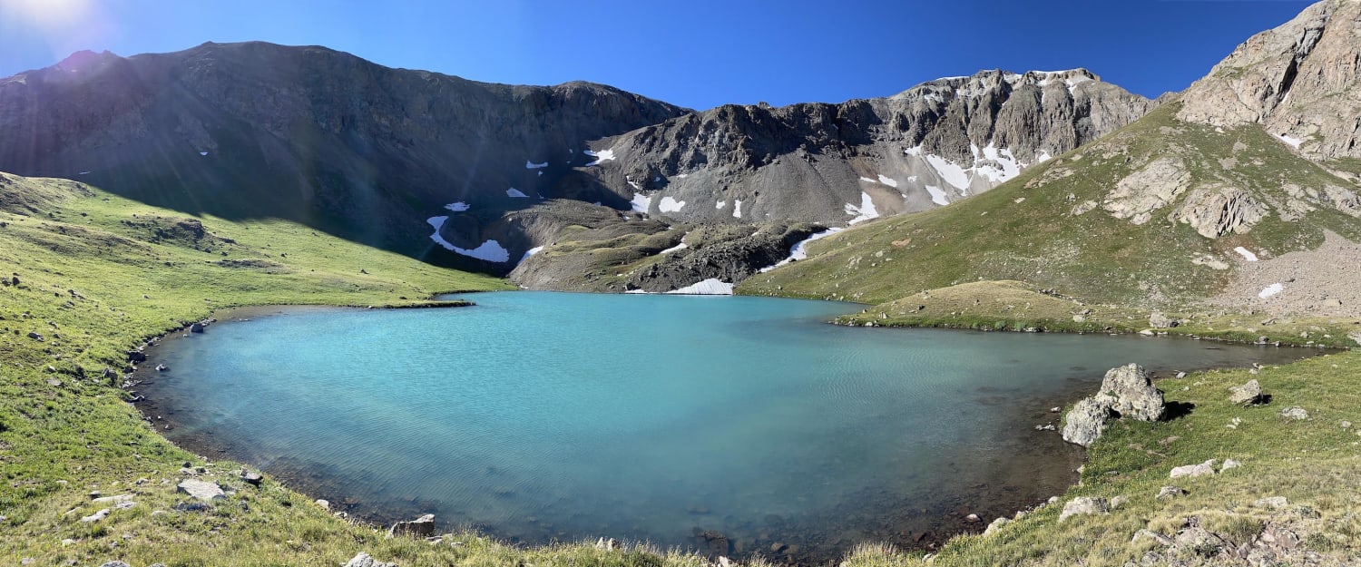 Unnamed alpine lake, Handies Peak WSA, San Juan Mountains, Colorado, USA.