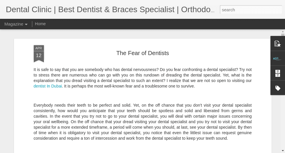 The Fear of Dentists