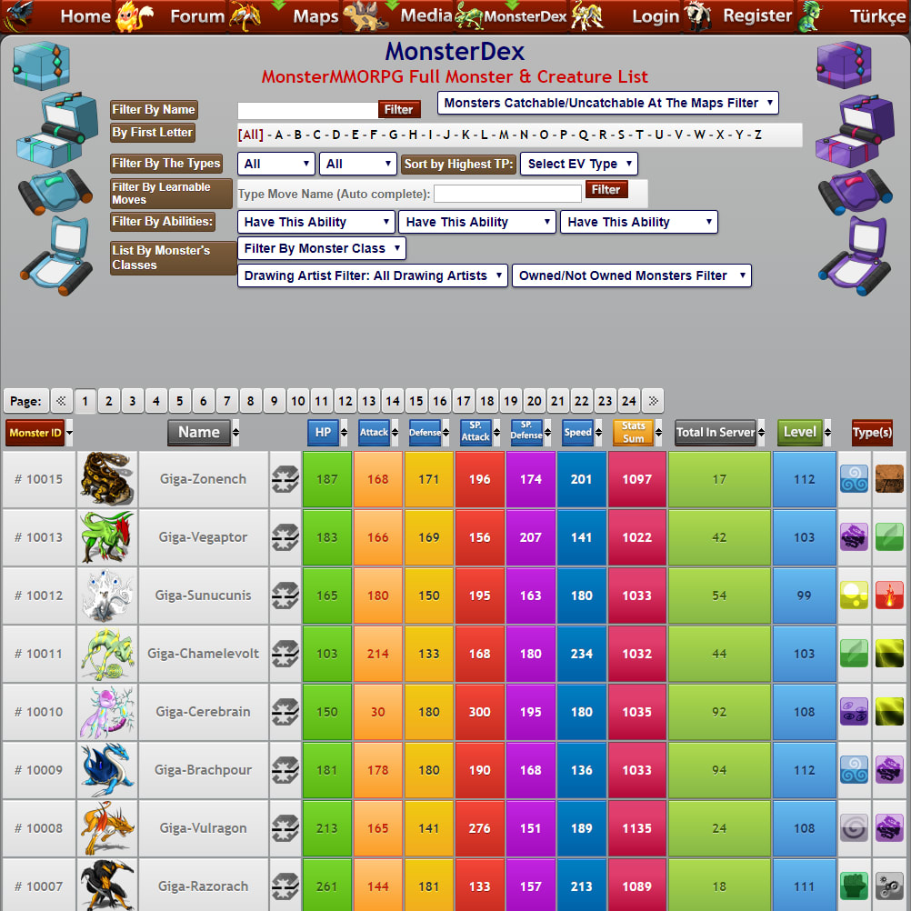 MonsterDex: a Pokedex for Monsters