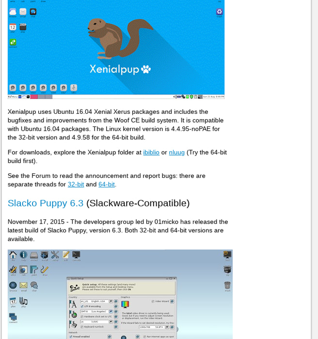 Download latest Puppy Linux release