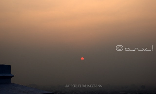 A Fascinating Sunset At A Secret Sunset Point In Jaipur