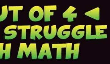 Savvy Turtle 5 Out of 4 People Struggle with Math