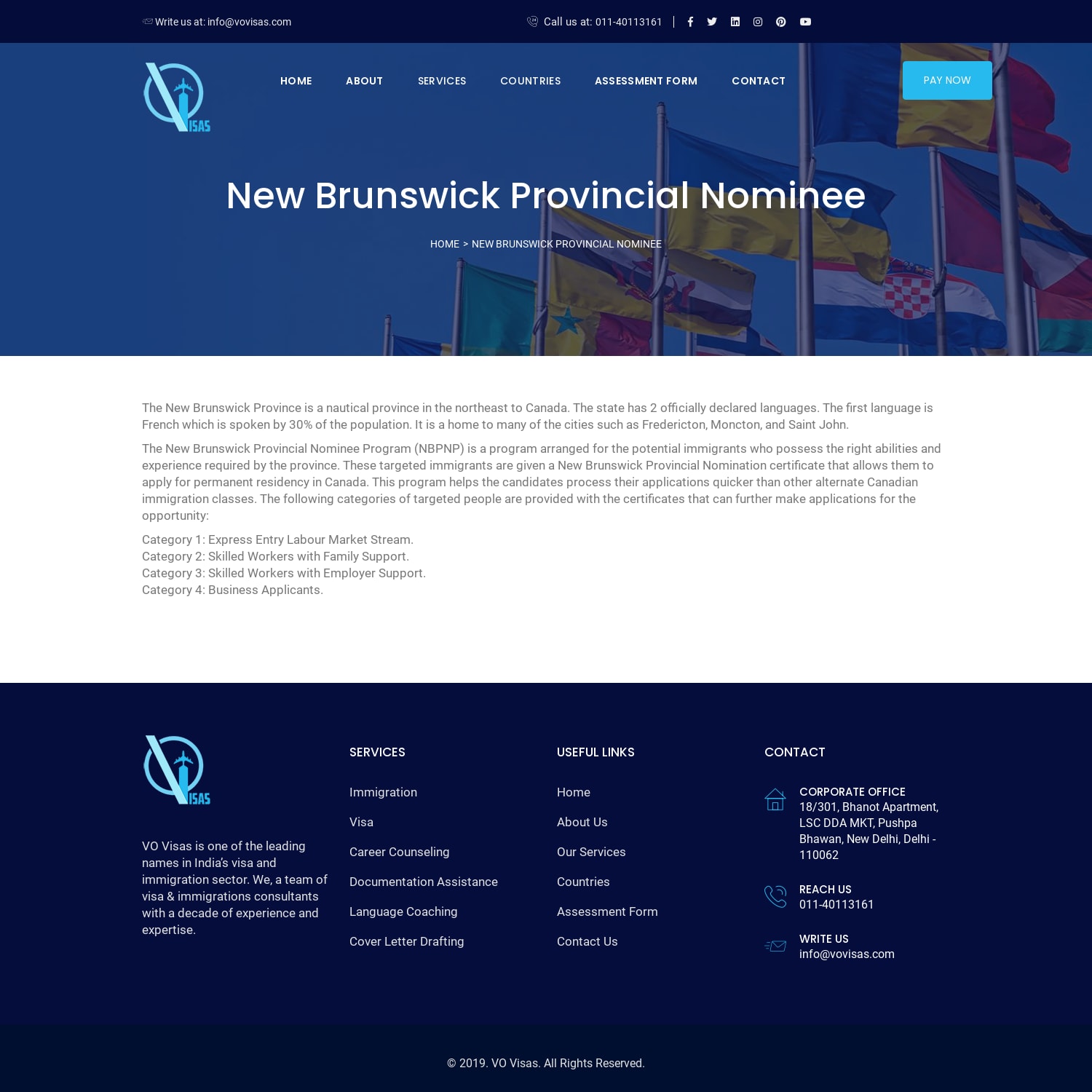 New Brunswick Provincial Nominee