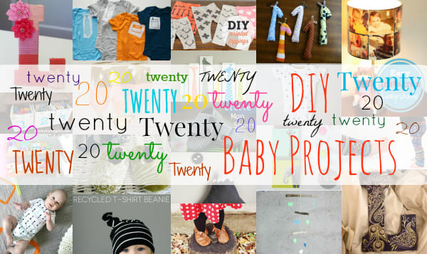 20 DIY Baby Projects- Baby Clothing and Nursery Decorations