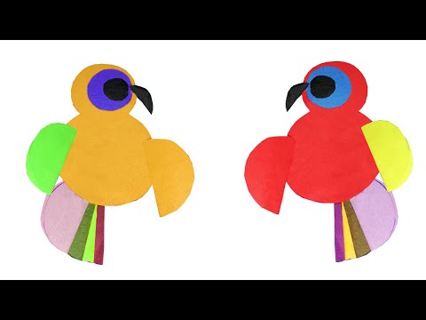 How To make Paper Bird Easy Origami