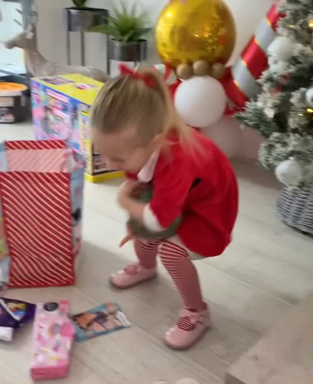 This little girl's reaction to a prank Christmas present is amazing