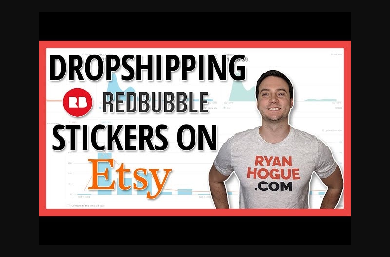 Print on Demand Success Story: +$1,426.39 Selling Redbubble Sticker on Etsy