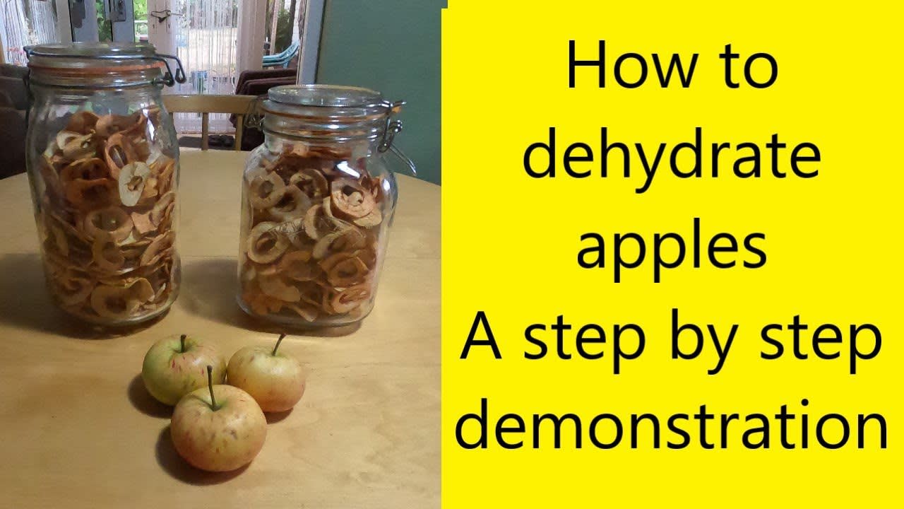 How to dehydrate apples - a step by step demonstration. Make your own delicious apple chips free from any artificial preservatives or additives