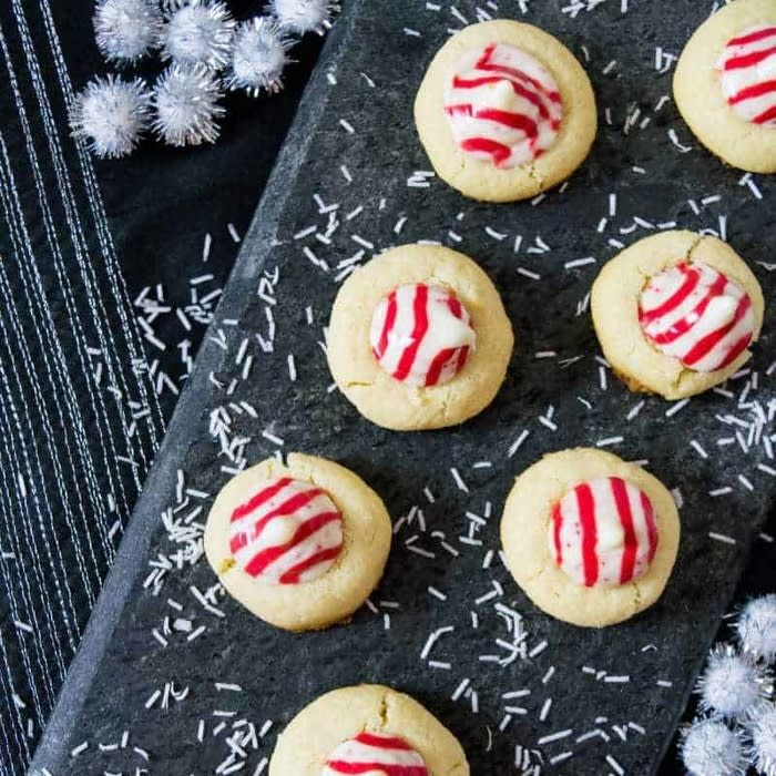 Candy Cane Kiss Cookies Recipe