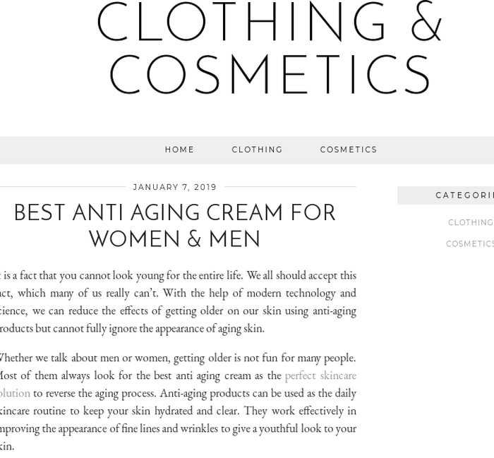 Best Anti Aging Cream For Women & Men