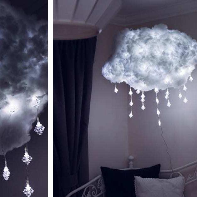 Levitating DIY Cloud Light Brings Airy Illumination Indoors