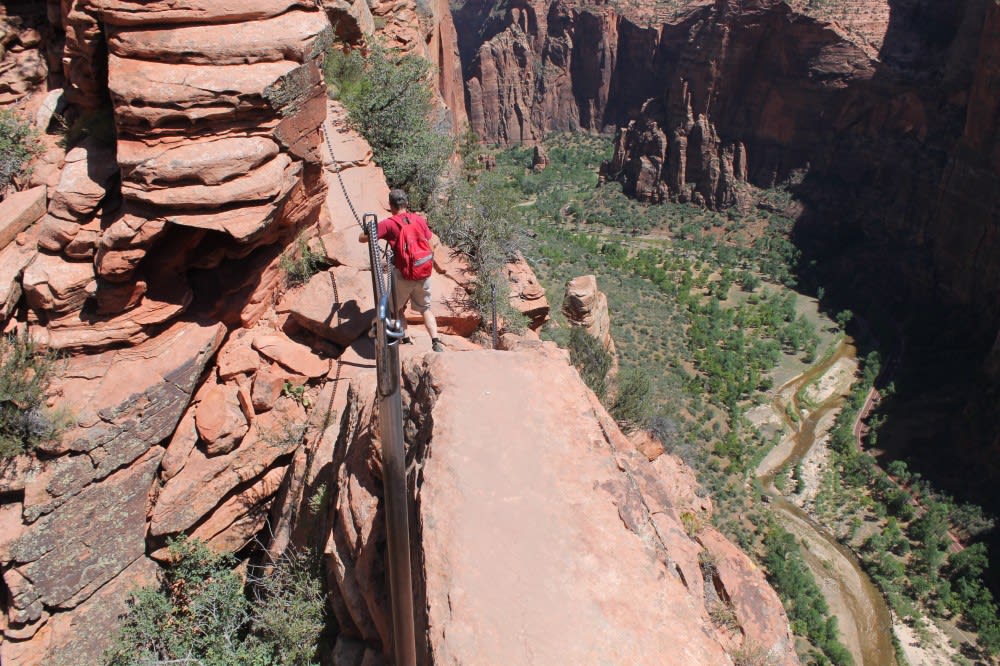 Angels Landing: the scariest hike I've ever done